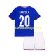 Camisola França Bradley Barcola 20 Criança Equipamento Primeiro 2024 Manga Curta